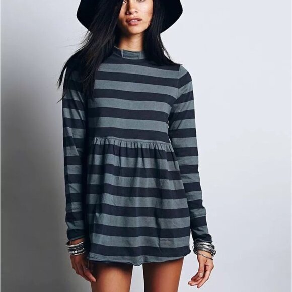 Free People We The Free Striped Tunic XS - Picture 1 of 7